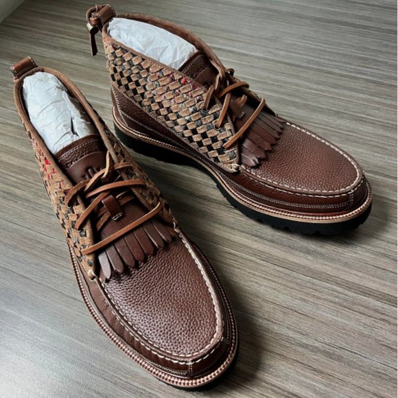 Cole Haan x Pendleton America Classic Leather Woven CHUKKA/ Moccasin MSRP$328 main image 9